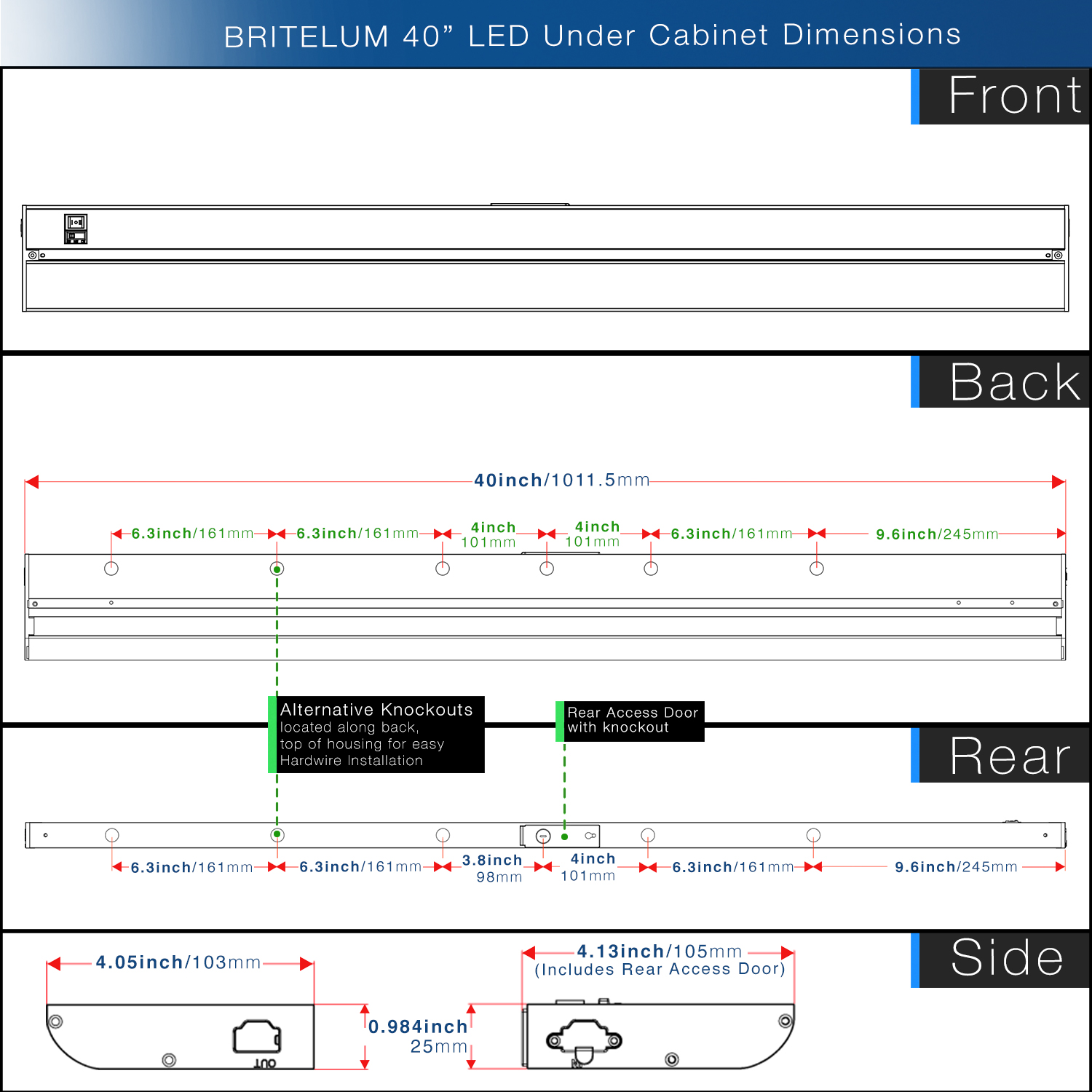 britelum under cabinet lighting